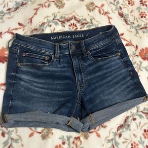 American Eagle Outfitters Dark Blue Jean Shorts